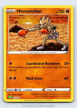 Hitmonchan Holo CLV 012/034 - Pokemon Classic Collecton - Near Mint - Image 1
