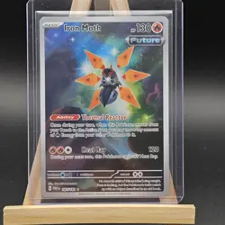 NM+ Iron Moth # 187/182 Paradox Rift Illustration Rare - Pokemon TCG - Image 1