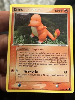 Ditto (Charmander) - 61/113 Delta Species Common Pokemon - LP - Image 5