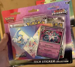 Pokemon Prismatic Evolutions 3 Packs Lot of 2 & Phantasmal Flames 2 Pack Lot of2 - Image 2