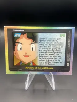 Topps EP13 Mystery at the Lighthouse Pokemon TV Animation Series - Image 2