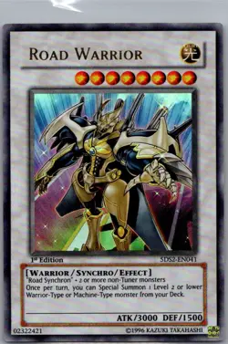 Road Warrior Ultra Rare 5D's Starter Deck 2009 5DS2-EN041 LP-NM - Image 1