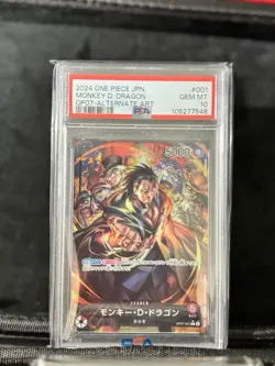 2024 ONE PIECE JAPANESE OP07-500 YEARS IN THE FUTURE #001 MONKEY D. DRAGON ALTER - Image 1