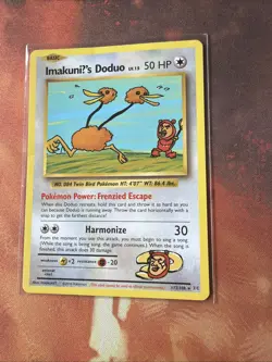 Pokemon ImakuniU's Doduo, SECRET RARE, 112/108, EVOLUTIONS Card - Image 2