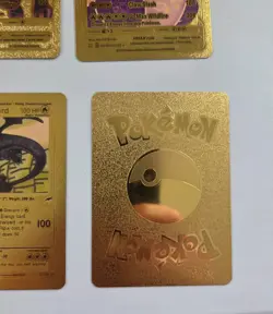Pokemon Charizard Gold Foil Fan Art Cards - (30) Card Lot - 100% to Charity - Image 5