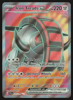 SV01: Scarlet & Violet Base Set Iron Treads ex #233/198 Pokemon Card - Image 1