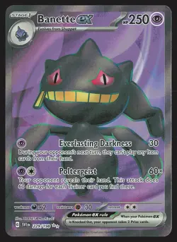SV01: Scarlet & Violet Base Set Banette ex #229/198 Ultra Rare Pokemon Card - Image 1