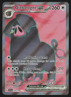 SV01: Scarlet & Violet Base Set Oinkologne ex #234/198 Ultra Rare Pokemon Card - Image 1