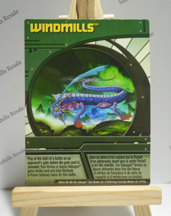 Bakugan Card - Windmills - Green Ability Card - BA626 - 44/48q - 2009 - Image 1