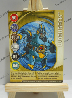 Bakugan Card - Washback - Gold Gate Card - BA643 - 13/48q - 2009 - Image 1