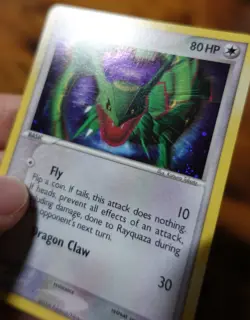 Rayquaza 3/17 POP Series 1 Holo Rare Pokemon Card VLP - Image 4