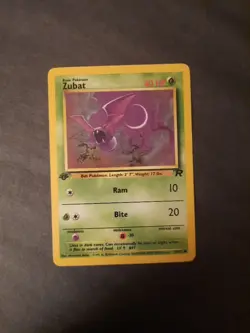 Vintage Pokemon Card Zubat 1st edition #70 Team Rocket - Image 4