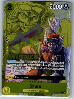 Shura (Winner Pack Vol. 7) OP05-106 English One Piece Promotion Cards - NM - Image 1