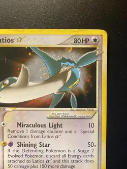 Pokemon Card-Latios Gold Star -Holo-Ex Deoxys -106/107-ENG-Swirl - Image 5