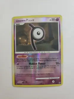 Unown P Reverse Holo 33/100 Majestic Dawn Pokemon Card HP - Image 1