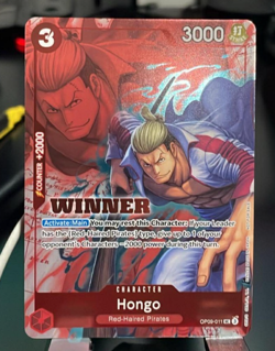 Hongo (Winner Pack 2025 Vol. 2) UC One Piece Promotion Cards OP09-011 NM - Image 1