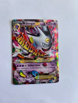 Pokemon Card Mega Gengar EX holo XY #166 LP/MP - Image 1