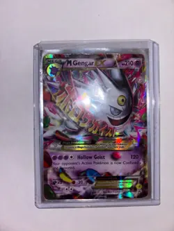 Pokemon Card Mega Gengar EX holo XY #166 LP/MP - Image 4