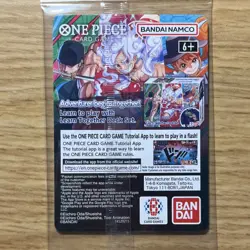 Bandai Namco One Piece CCG Monkey.D.Luffy Promo Holo US Voyage Card - Image 2