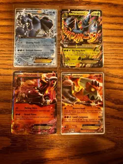 Pokemon TCG Ex Card Lot 4 2010’s World Championship Heracross Houndoom Ex HP - Image 1