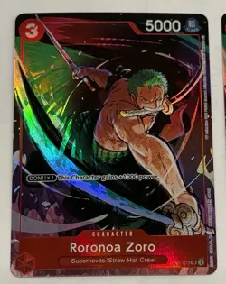 2023 One Piece Roronoa Zoro Gift Collection (Alt Art) ST01-013 Promo (2x) Cards - Image 3