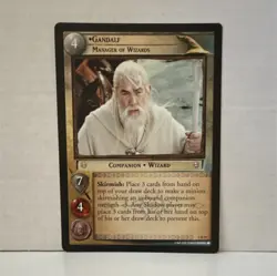 Decipher Gandalf Manager of Wizards Companion 7R37 Lord of the Rings TCG Card - Image 1
