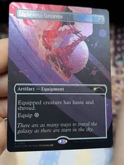 Lightning Greaves • Galaxy Foil NM / Unplayed Secret Lair 1493 • Mtg (2222) - Image 1