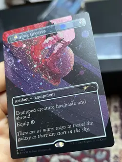 Lightning Greaves • Galaxy Foil NM / Unplayed Secret Lair 1493 • Mtg (2222) - Image 2
