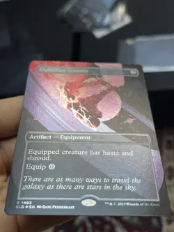 Lightning Greaves • Galaxy Foil NM / Unplayed Secret Lair 1493 • Mtg (2222) - Image 4