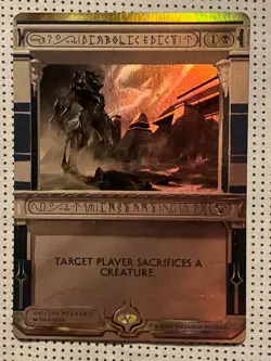 Diabolic Edict Masterpiece Series: Amonkhet Invocations Foil - Image 1