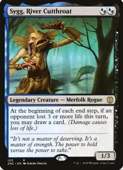 X 1 Sygg River Cutthroat NM-M ZNC 103 MTG Magic The Gathering - Image 1