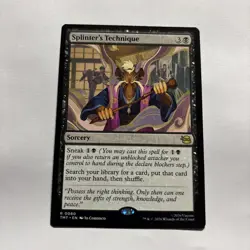MTG Splinter's Technique Teenage Mutant Ninja Turtles Black Tutor Regular - Image 1