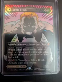 [1x] Eddie Brock Venom, Lethal Protector (0233) - Foil - Borderless Near Min - Image 1