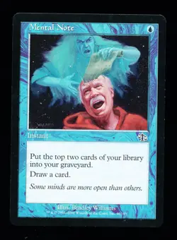 * * 1x Mental Note x1 * * Judgment MTG Close to NM Near Mint - Image 1