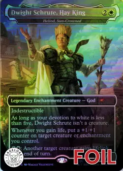 Dwight Schrute, Hay King - Foil - Secret Lair The Office - 2165 NM - Image 1
