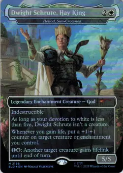 Dwight Schrute, Hay King - Foil - Secret Lair The Office - 2165 NM - Image 2