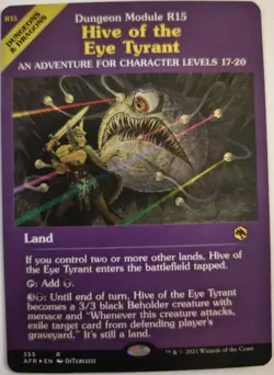 Hive of the Eye Tyrant (Dungeon Module) Adventures in the Forgotten Realms Foil - Image 1
