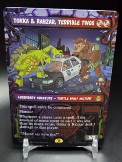 Tokka & Rahzar, Terrible Twos - 252 - MTG: Teenage Mutant Ninja Turtles - Foil - Image 1