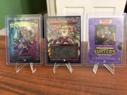 TMNT Secret Lair Foil - Regrowth, Intergalactic Wrestling & Piper of the Swarm - Image 1