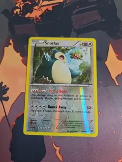 Pokemon Card TCG Snorlax 118/162 Reverse Foil Breakthrough LP - Image 1