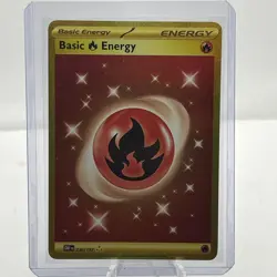 Pokemon Obsidian Flames Basic Fire Energy 230/197 Holo, NM - Image 1
