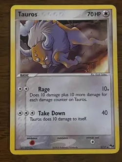 Pokemon TCG POP Series 2 4 Card Lot Holo Tauros Phanpy Pikachu Bulbasaur LP-NM - Image 2