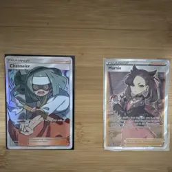 Pokemon TCG Trainer Supporter Marnie & Channeler Holo Card Lot S5a S4 2020 - Image 1