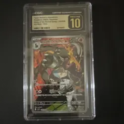 Pokemon Team Rocket's Houndoom Art Rare Holo 100/098 Sv10 Japanese 130 HP - Image 1