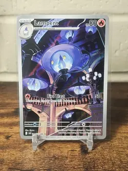 Lampent Illustration Rare 102/086 SV White Flare Pokemon TCG English - Image 1