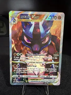 Pokemon TCG - Lucario VSTAR - SWSH291 Crown Zenith - Beautiful Card!!! - Image 1