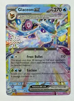 Pokemon TCG - Glaceon ex 026/131 - 2025 Pokemon Holiday/Advent Calendar RR - Image 3