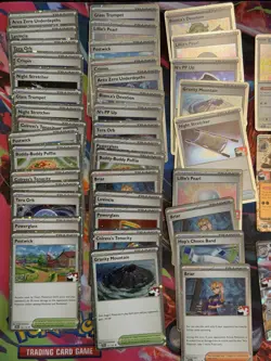 Lot of 80 Play Pokemon 2025 Prize Pack Series 7 Holos Ex Blissey, Evee, More - Image 2