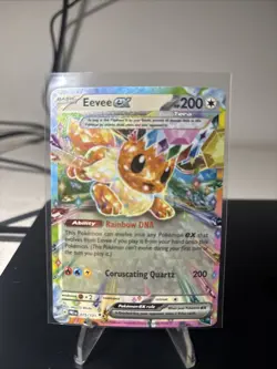 Pokemon TCG Pokemon Eevee Ex 075/131 Prismatic Evolutions Double Rare Holo - Image 1