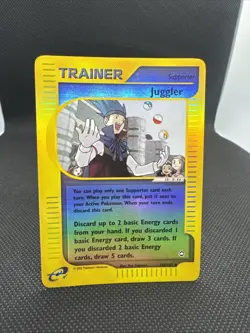Juggler 126/147 Aquapolis Reverse Holo Pokemon TCG NM - Image 1